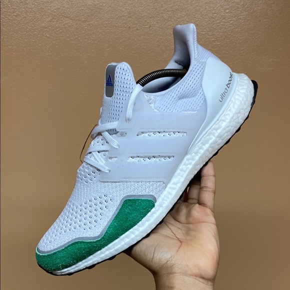Adidas Ultra Boost 1.0 DNA Cloud White Green Running Sneakers - Picture 11 of 17